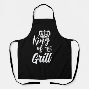 King of the Grill Funny Schürze for Men - GRILLEN