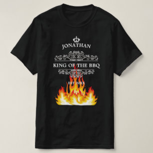 King of the GRILLEN Funny Zitat Individuelle Name T-Shirt