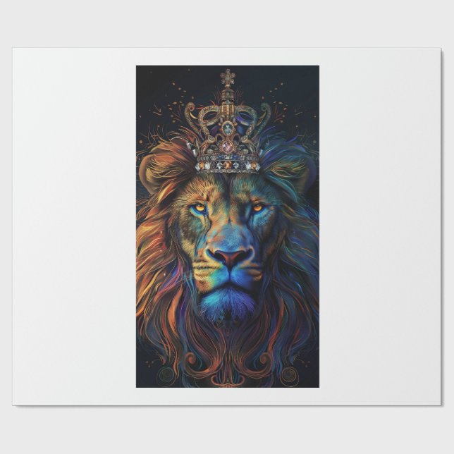 King of the Jungle1 Third Edition Geschenkpapier (Flach)