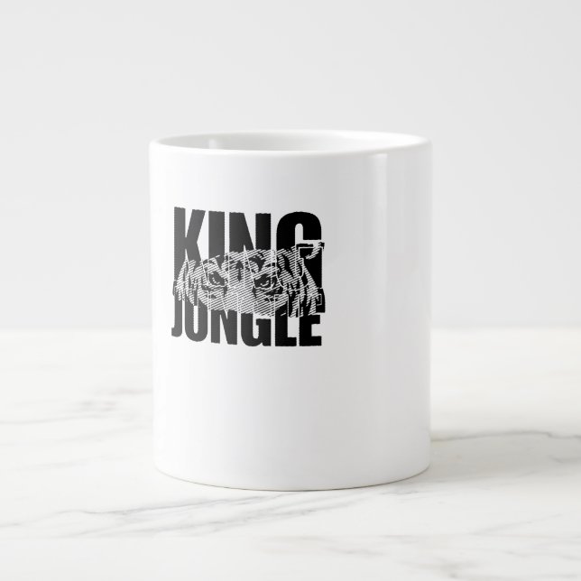 King of the Jungle Jumbo-Tasse (Vorderseite)