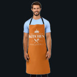 King of The Kitchen Feinschmecker Männer Personali Schürze<br><div class="desc">Perfektes Geschenk für deinen Vater,  Opa,  Bruder oder jeden wichtigen Mann in deinem Leben,  der Lieben zum Kochen! Orange Schürze. Personalisieren Sie Ihre ganz einfach auf der Zuhause!</div>