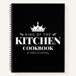 King of The Kitchen Kochbook Rezept Personalisiert Notizbuch