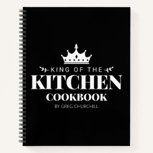 King of The Kitchen Kochbook Rezept Personalisiert Notizbuch