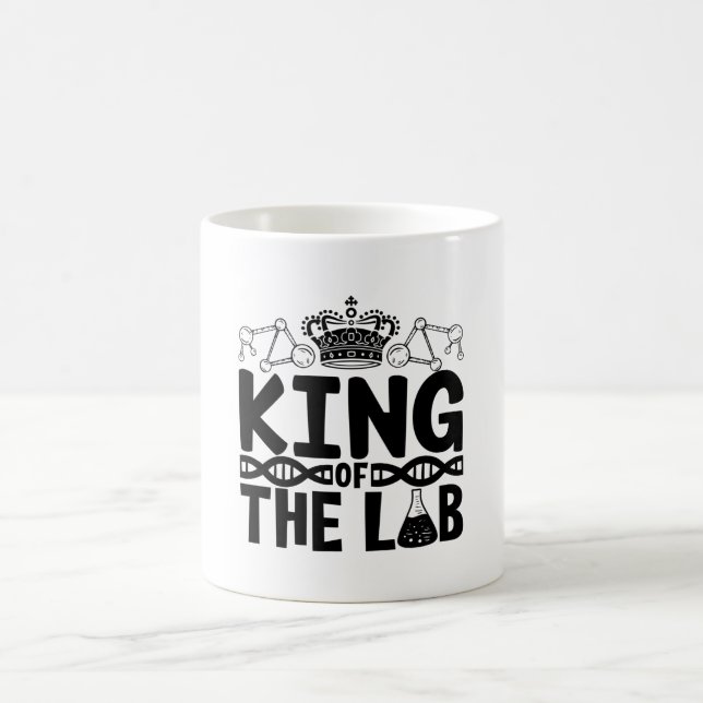 King of the Labrador Tech Science Laboratory Techn Kaffeetasse (Mittel)