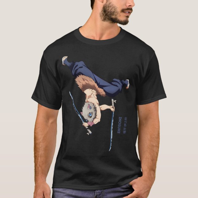 King Of The Mountains  Inosuke Hashibira T-Shirt (Vorderseite)