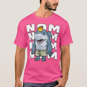 King of the Ocean Hungry Shark Baby Nom Nom Summer T-Shirt