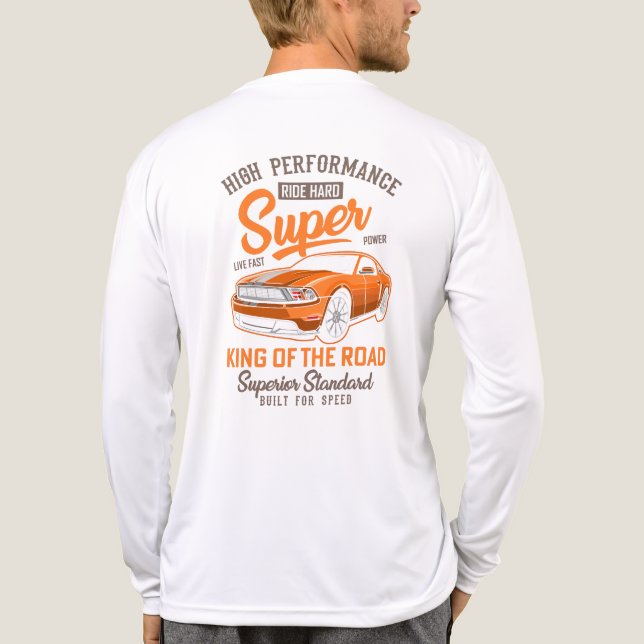 King of the Road High Performance  Tri-Blend Shirt (Rückseite)