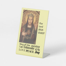 King of the Universe Sockelschild