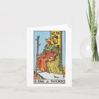 King of wands - Rider Waite Smith Tarot Karte
