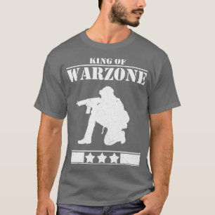 King of Warzone Gamer Gaming T-Shirt