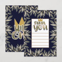 King of Wild Things ONE 1. Geburtstag Danke