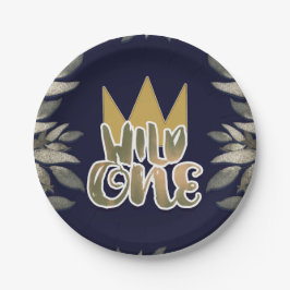 King of Wild Things ONE 1. Geburtstag Party Pappteller