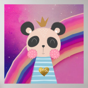 King Panda Posters Poster