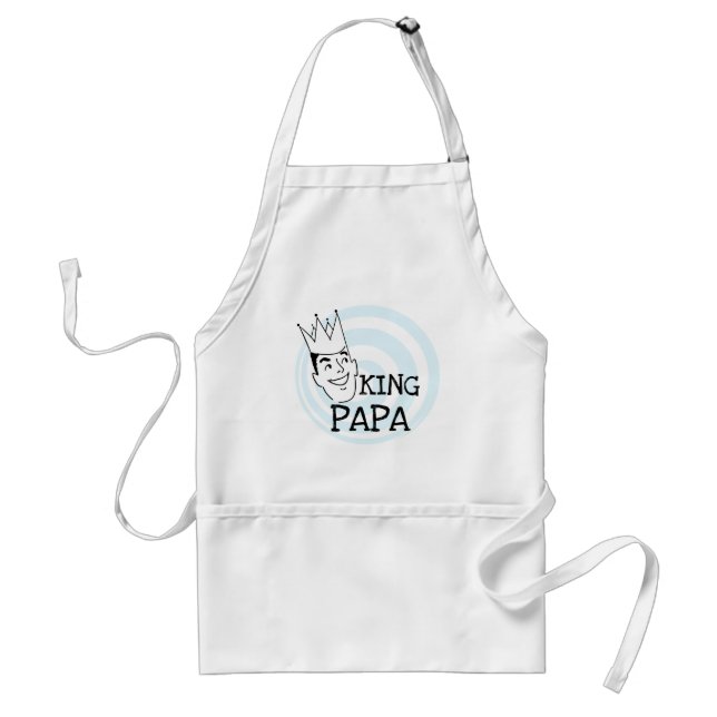 King Papa T - Shirt und Geschenke Schürze (Vorne)
