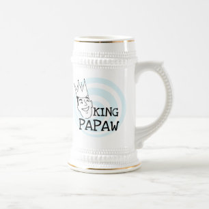 King Papaw T - Shirt und Geschenke Bierglas