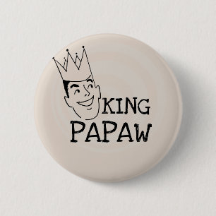 King Papaw T - Shirt und Geschenke Button