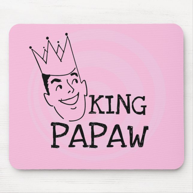 King Papaw T - Shirt und Geschenke Mousepad (Vorne)