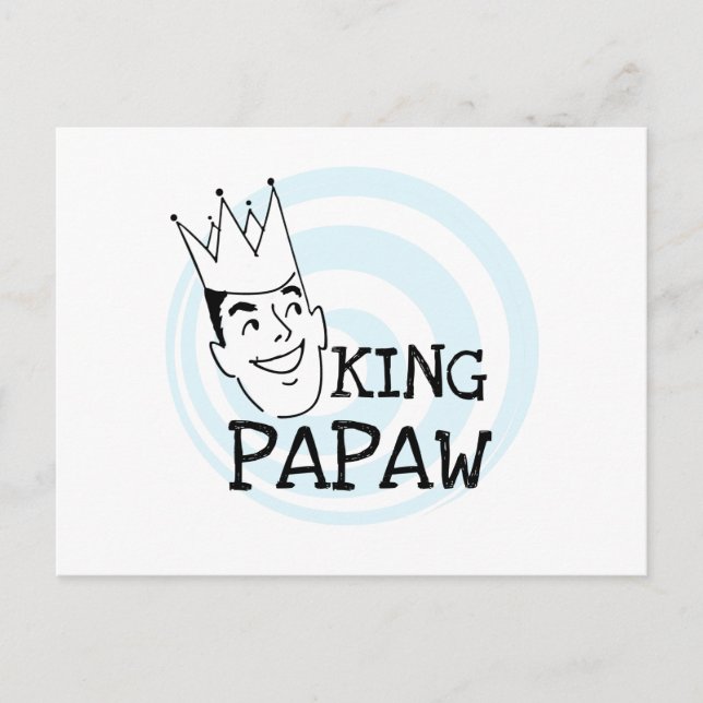 King Papaw T - Shirt und Geschenke Postkarte (Vorderseite)