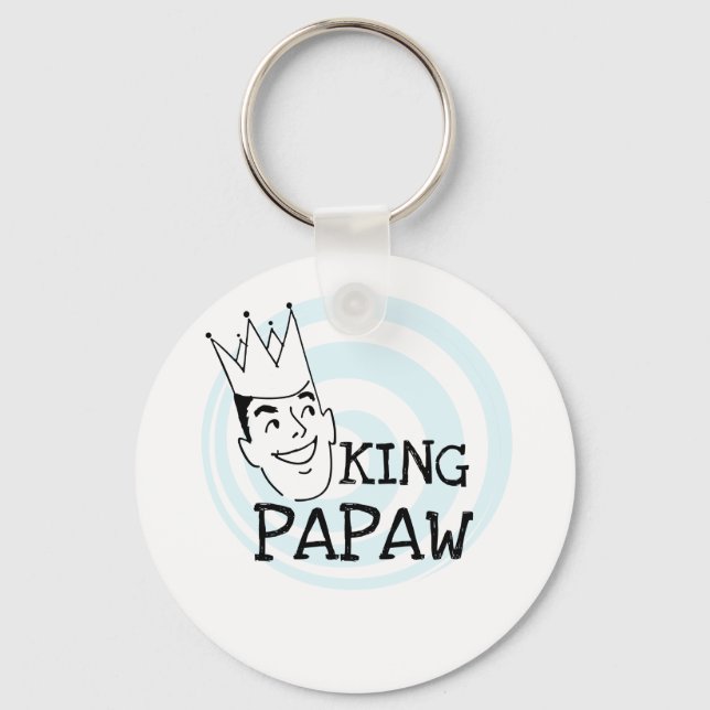 King Papaw T - Shirt und Geschenke Schlüsselanhänger (Vorderseite)