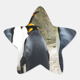 King Penguin Stern-Aufkleber