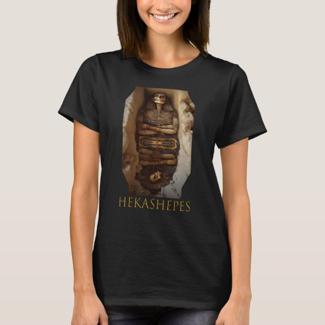 King Pharaoh Hekashepes Ancient Ägyptens T-Shirt (Vorderseite)