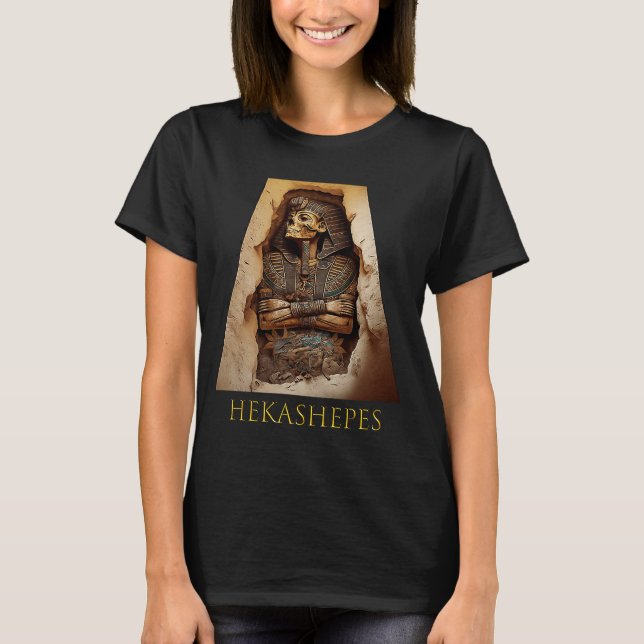 King Pharaoh Hekashepes Ancient Ägyptens T-Shirt (Vorderseite)