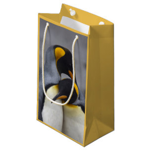 King Pinguine in der Liebe-Geschenktasche Kleine Geschenktüte