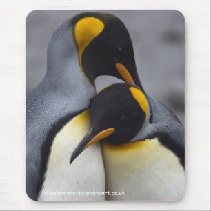King Pinguine in Liebe Mousemat Mousepad