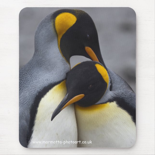 King Pinguine in Liebe Mousemat Mousepad (Vorne)