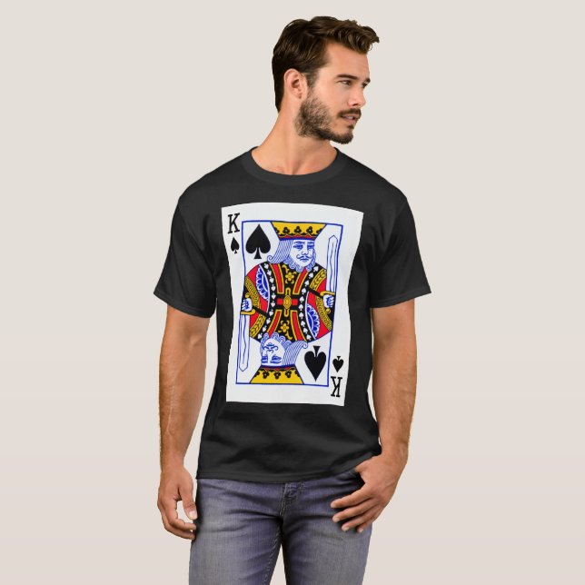 King Playing Card T-Shirt (Vorne ganz)