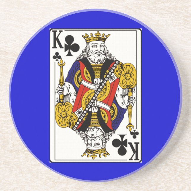 King Poker Player Untersetzer (Vorne)