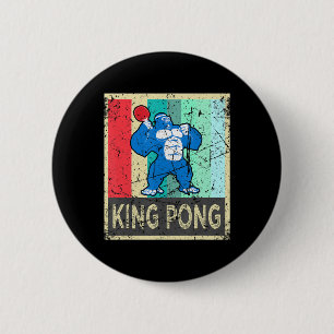 King Pong Ping Pong Gear Kleidung für Männer Fraue Button