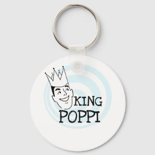 King Poppi T - Shirt und Geschenke Schlüsselanhänger