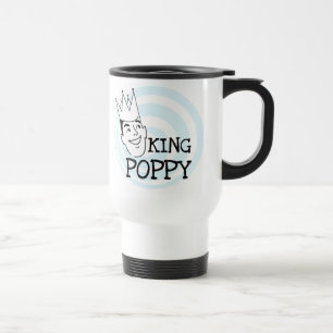 King Poppy T - Shirt und Geschenke Reisebecher