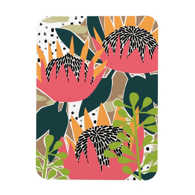 King Protea I Magnet (Vertikal)