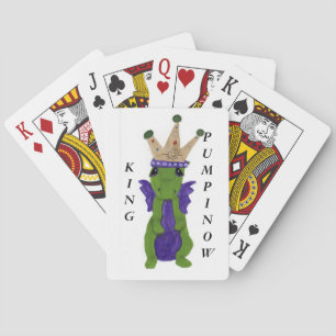 King Pumpinow spielt Karten von JML Spielkarten