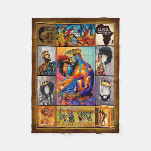 King Queen African Culture Bedding Fleecedecke