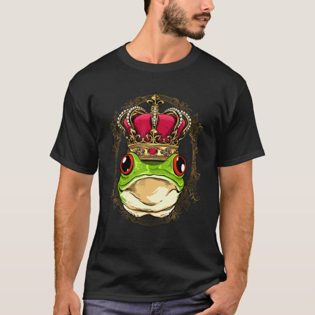 King Queen Frog Toad Princess Amphibian Animal Fro T-Shirt (Vorderseite)
