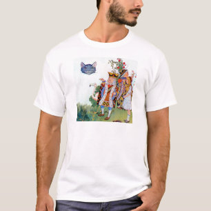 King & Queen of Hearts, Alice & The Cheshire Cat T-Shirt