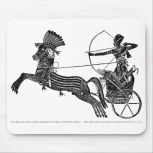 King Ramesses II Vintag ägyptische Art Mousepad! Mousepad