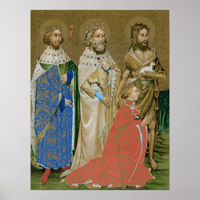 King Richard II - Wilton Diptych Poster (Vorne)