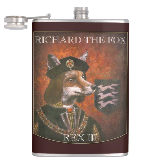 King Richard The Third Fox Flask Flachmann (Geöffnet)