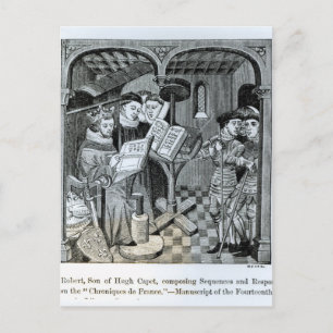 King Robert II Sohn von Hugh Capet Postkarte