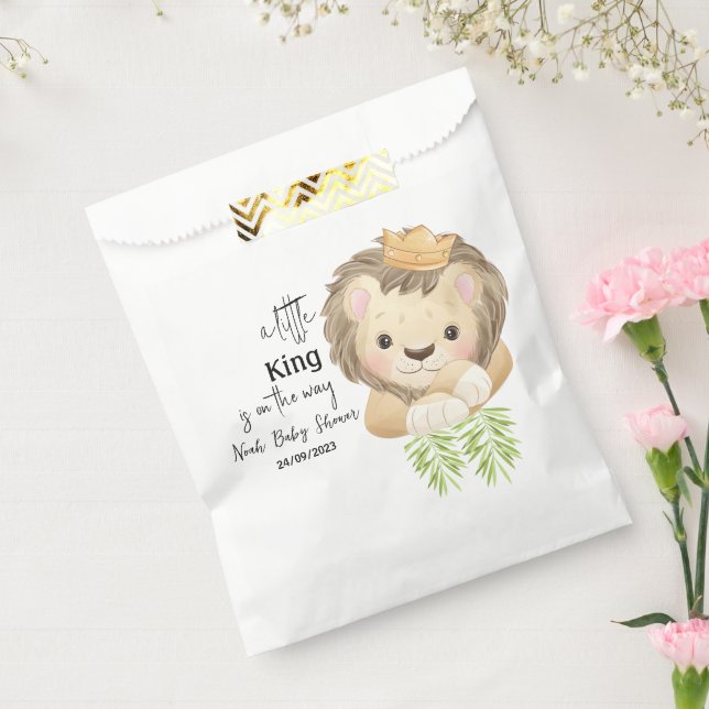 King Safari Baby Dusche Geschenktütchen (Versiegelt)