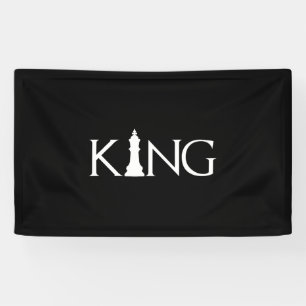 King Schach Piece Halloween Kostümstuhl Lover Banner