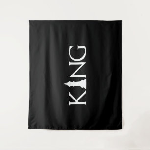 King Schach Piece Halloween Kostümstuhl Lover Wandteppich