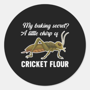 King Secret Cricket Mehl essbare Insekten Protein Runder Aufkleber