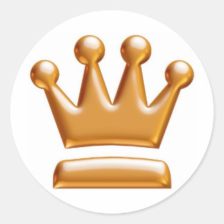 King Size Stickers..! Runder Aufkleber