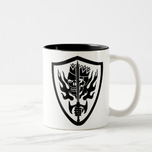 King Skull Flam Shield Zweifarbige Tasse