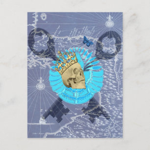 King Skull Postkarte